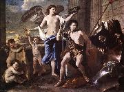 POUSSIN, Nicolas The Triumph of David a oil